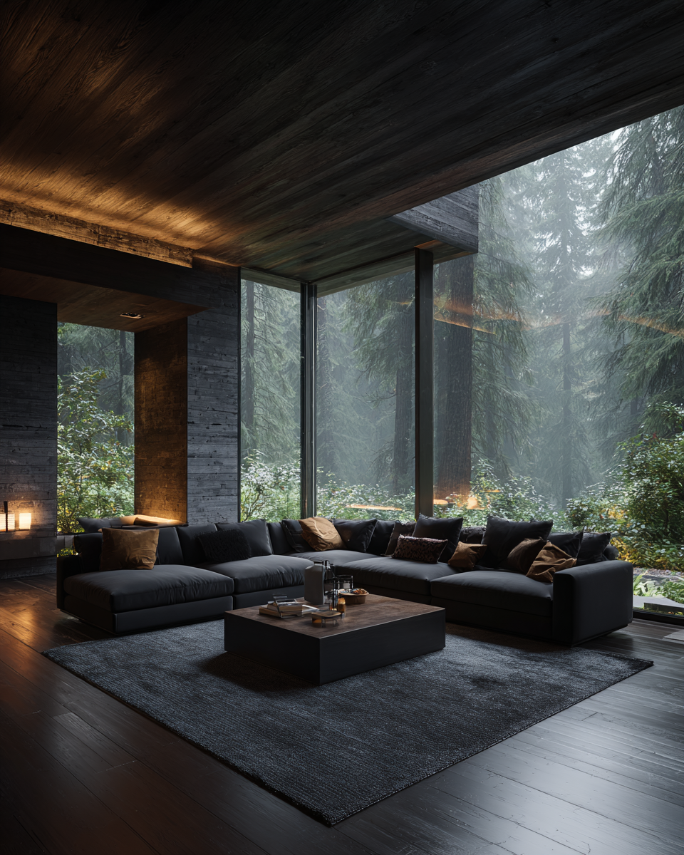 Mossfall Forest Residence // Cinematic Architecture Prompt Pack